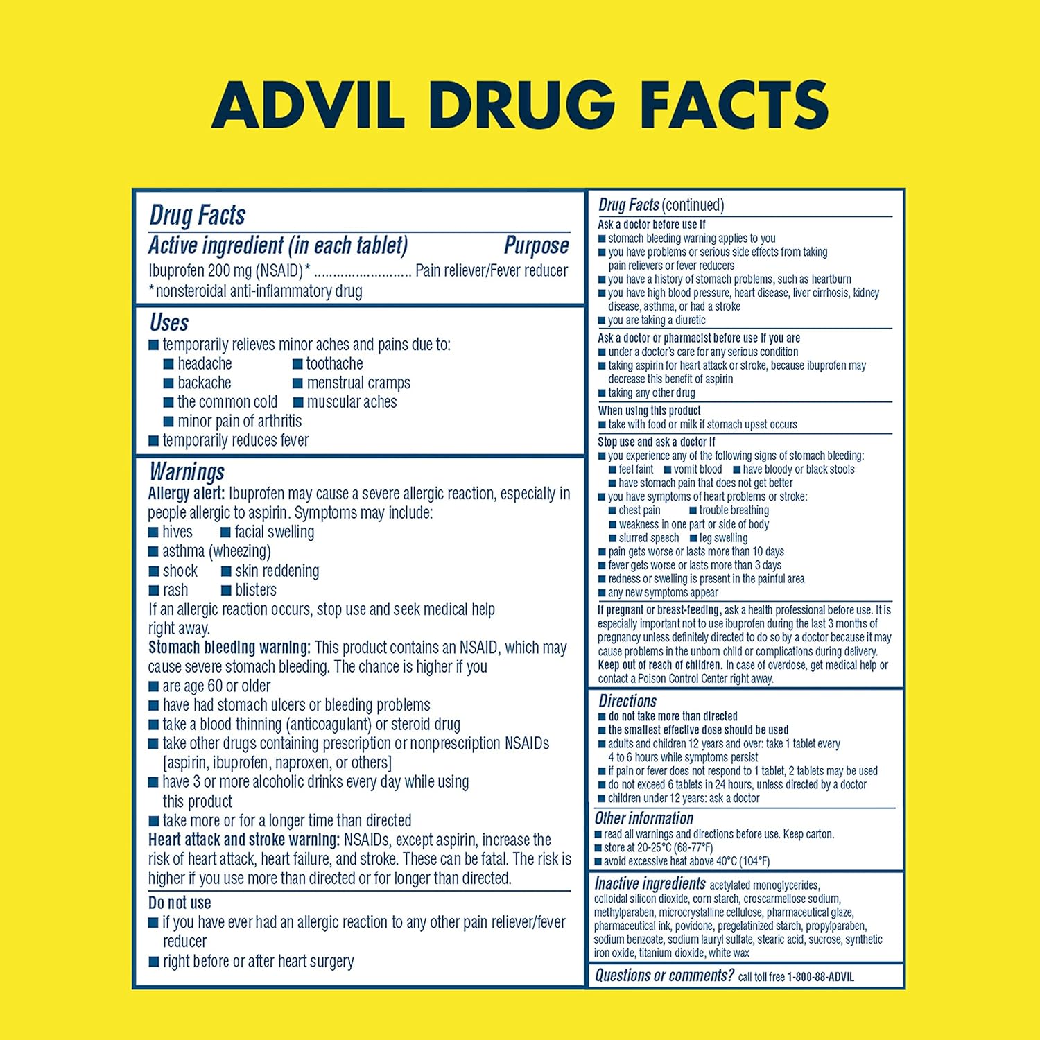 Advil Pain Reliever and Fever Reducer, Ibuprofen 200mg for Pain Relief - 300 Count, Advil PM Pain Reliever and Nighttime Sleep Aid, Ibuprofen for Pain Relief and Diphenhydramine Citrate - 2 Count