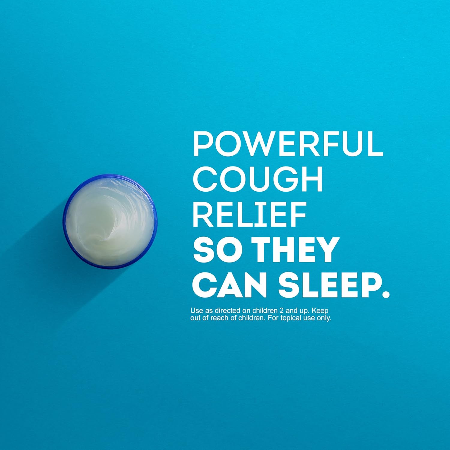 Vicks Children's VapoRub, Topical Cough Suppressant and Analgesic, Relieves Coughs and Minor Aches and Pains, Clinically Proven, Starts Working in Minutes for Fast Relief, For Children Ages 2+, 1.76oz