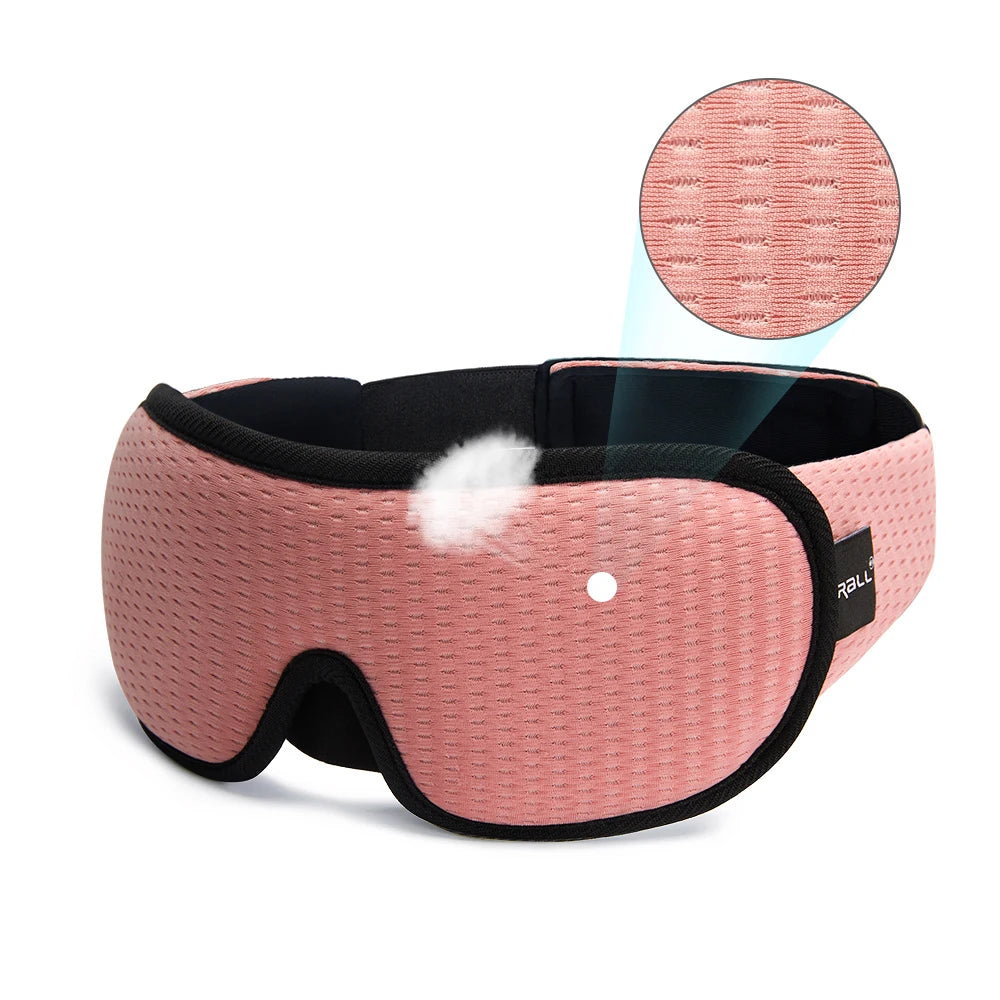 3D Sleep Mask Blindfold Sleeping Aid Eyepatch Eye Cover Sleep Patches Eyeshade Breathable