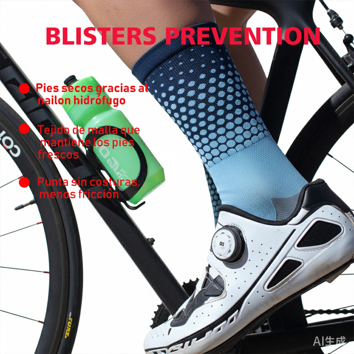 Professional Cycling Socks Breathable Road Bicycle Socks Men Women Outdoor Sports Racing Sport Socks