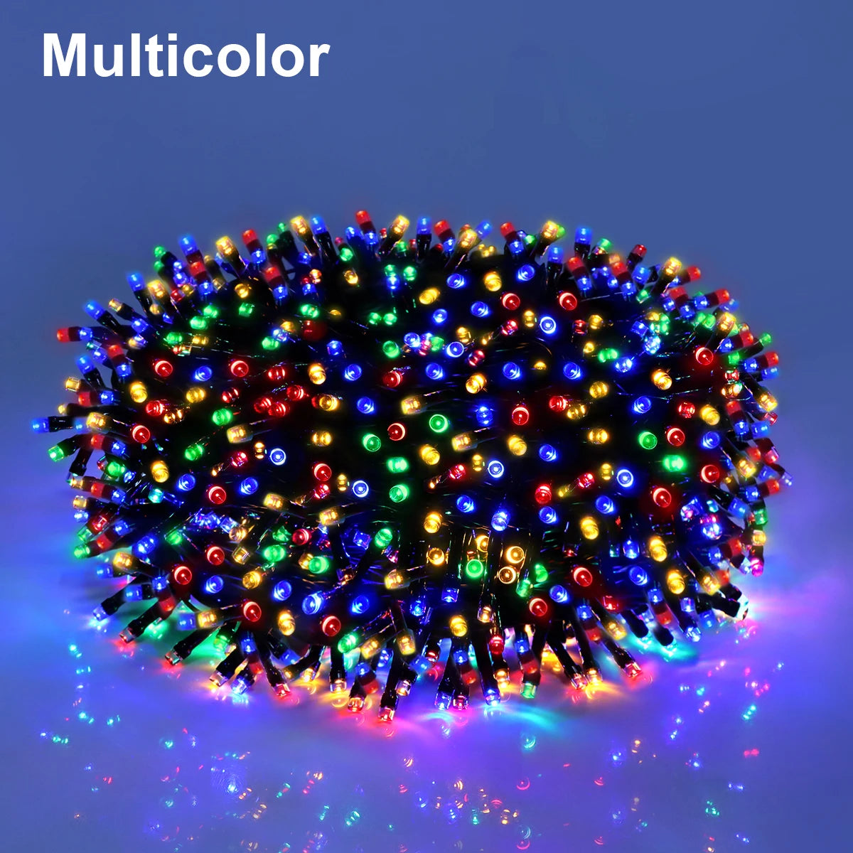 10M-100M Led Light String Street Garland Fairy Light 110V 220V Waterproof Outdoor Garden Party Wedding
