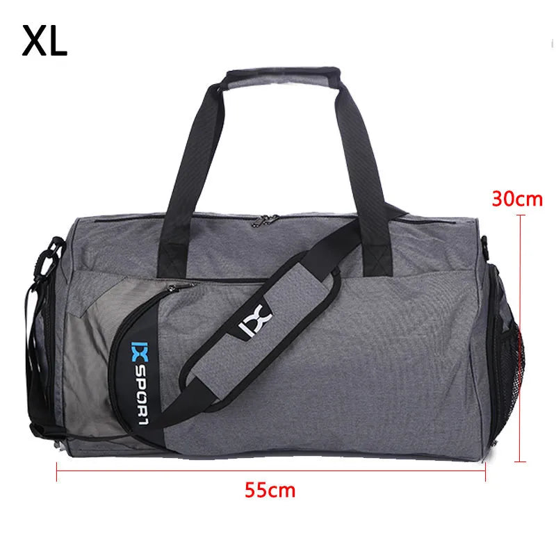 IX Large Gym Bag Fitness Bags Wet Dry Training Men Yoga For Shoes Travel Shoulder Handbags