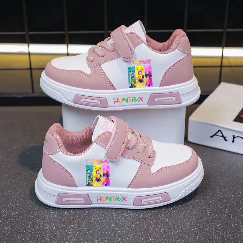 KPop Demon Hunters Children's Casual Sneaker Girls Sports Shoes Cartoon Students Basketbal