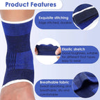 1 Pair Knitted Ankle Support For Sprains Arthritis Tendonitis Running Football Foot Protection Ankle Sleeve