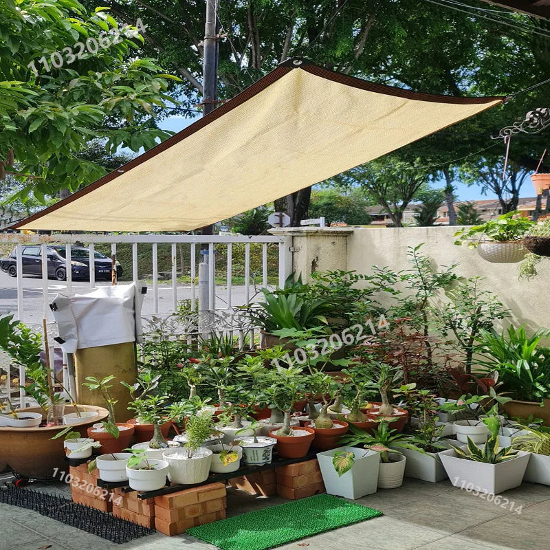 Multi colored garden shade net, terrace shade net, camping shade net, UV protection, HDPE sunscreen cloth