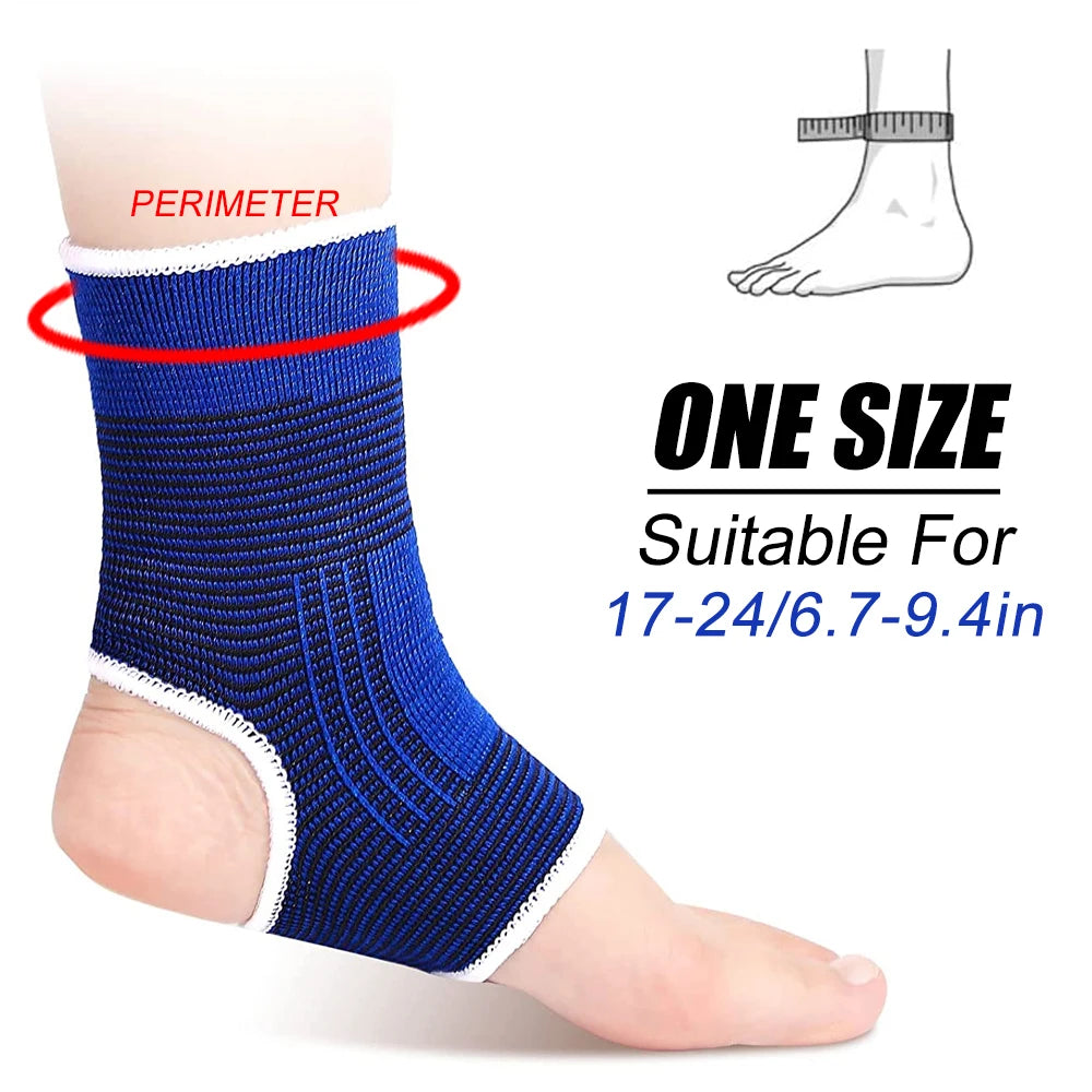 1 Pair Knitted Ankle Support For Sprains Arthritis Tendonitis Running Football Foot Protection Ankle Sleeve