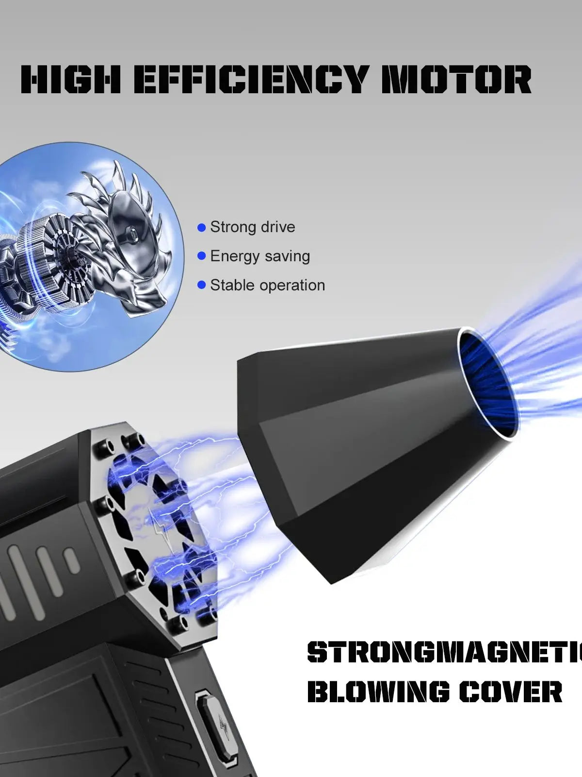 THERAGUN X3PRO Mini Handheld Turbo Jet Fan-150000RPM Powerful Compressed air Duster for Car