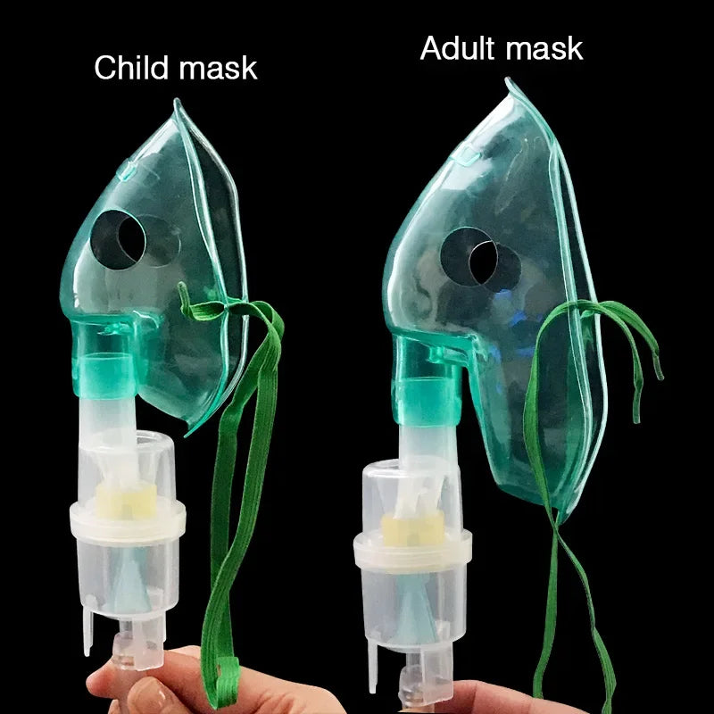 Adult Kid Inhaler Set Soft Tube Inhaler Catheter Nebulizer Cup Mask Filters Family Home Air Compressor