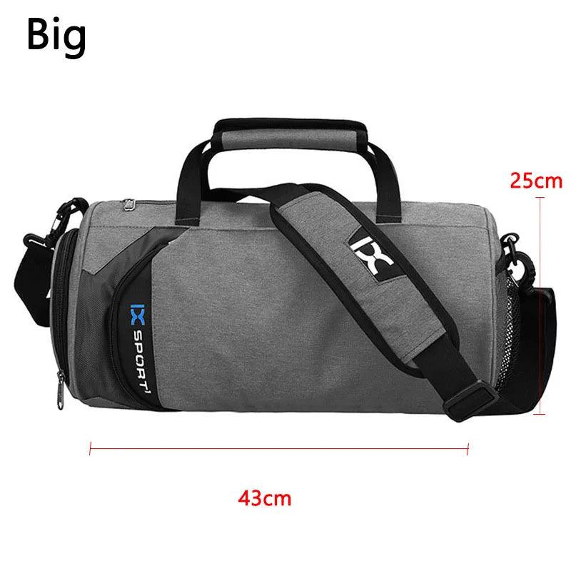 IX Large Gym Bag Fitness Bags Wet Dry Training Men Yoga For Shoes Travel Shoulder Handbags