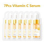 7pcs LAIKOU Vitamin C Deep Moisturizing Face Serum Nourishing Rejuvenation Skin Serum Shrink Pore