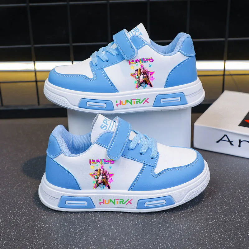 KPop Demon Hunters Children's Casual Sneaker Girls Sports Shoes Cartoon Students Basketbal