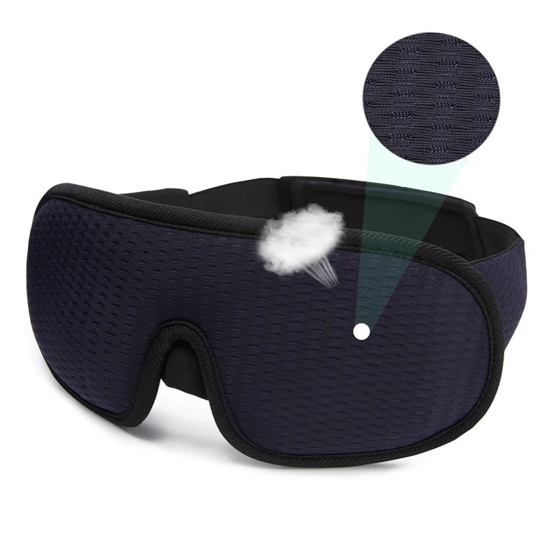 3D Sleep Mask Blindfold Sleeping Aid Eyepatch Eye Cover Sleep Patches Eyeshade Breathable