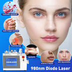 Best 30W 6 in 1 980nm Diode Laser Blood Vessels Removal Nail Fungus 980 Diode Laser Vascular