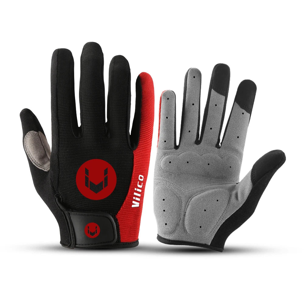 MTB Bike Sports Cycling Gloves Full Finger Men Women Running Fitness Gym Spring Summer Riding
