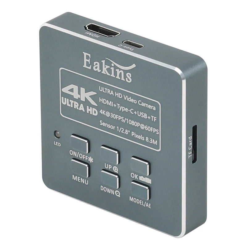 HD 8.3MP 4K 1080P HDMI Industrial Phone Repair PCB Solder Digital Microscope Camera C Mount