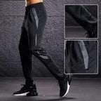 Men Sport Pants Running Pants With Zipper Pockets Soccer Training Jogging Sports Trousers Fitness