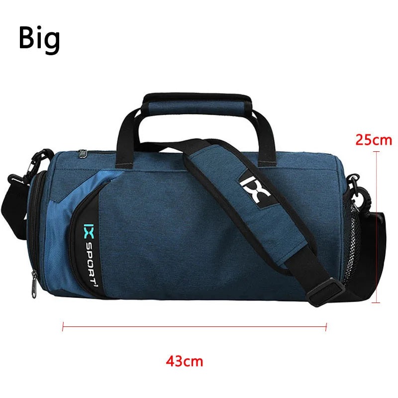 IX Large Gym Bag Fitness Bags Wet Dry Training Men Yoga For Shoes Travel Shoulder Handbags