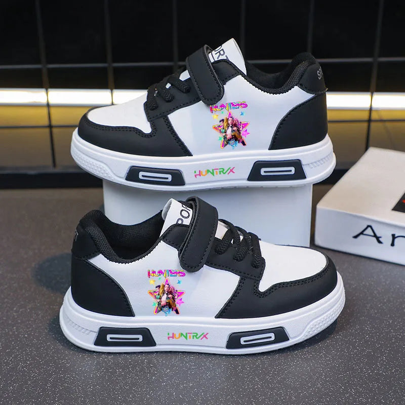 KPop Demon Hunters Children's Casual Sneaker Girls Sports Shoes Cartoon Students Basketbal