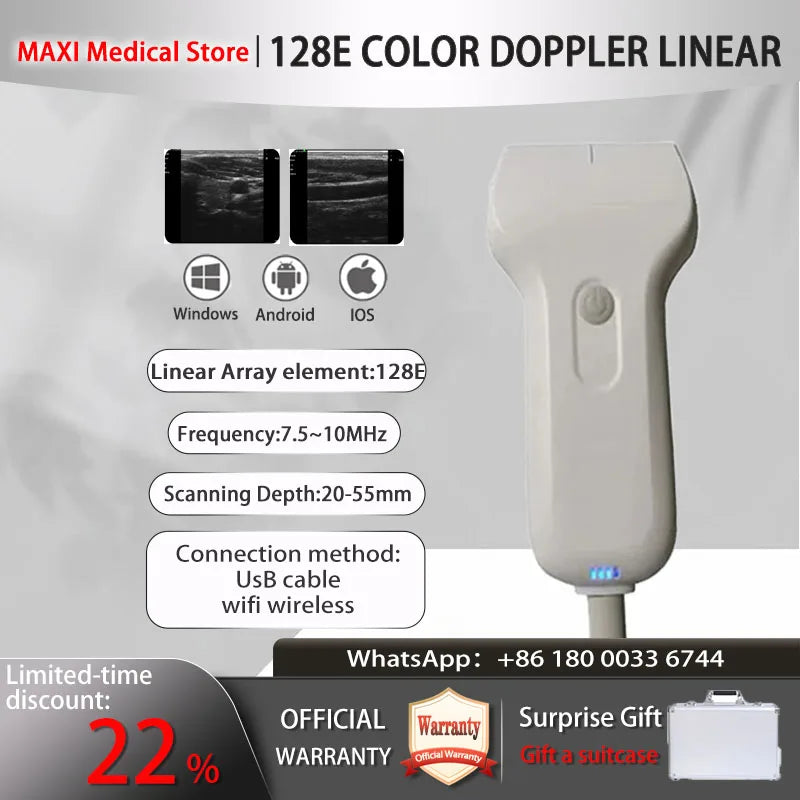 Wireless Ultrasound Probe scanner machine Portable WIFI ultrasound scanner Machine support
