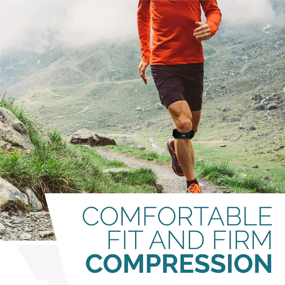 1 Pc Knee Braces Patella Knee Support Strap, Adjustable Patellar Tendon Stabilizer Band for Jumpers Knee