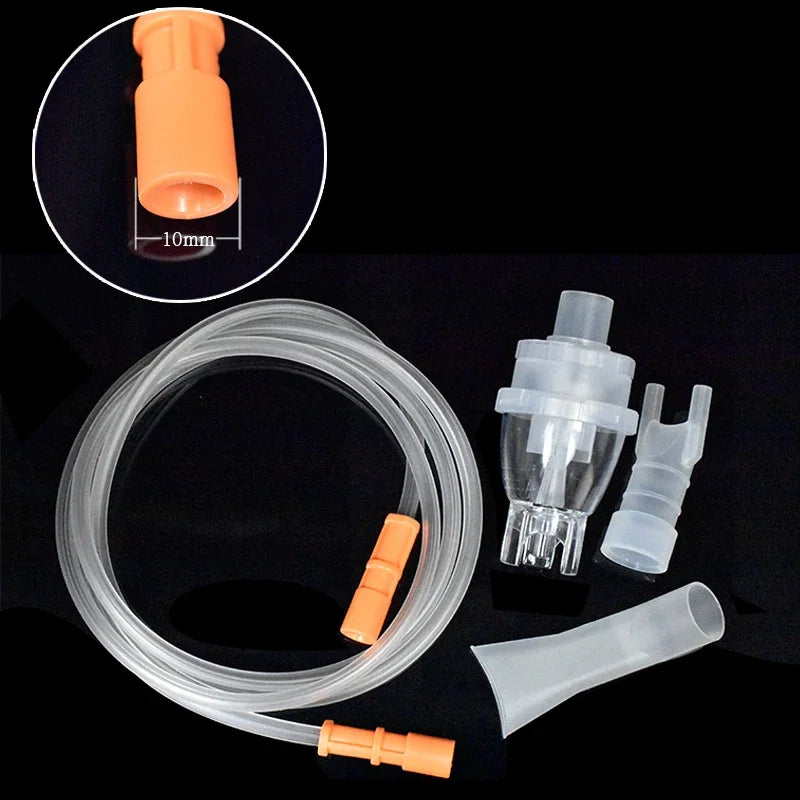 Adult Kid Inhaler Set Soft Tube Inhaler Catheter Nebulizer Cup Mask Filters Family Home Air Compressor