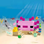 MOC Sets My DIY Mini World Game Series Building Blocks The Axolotl House Underwater