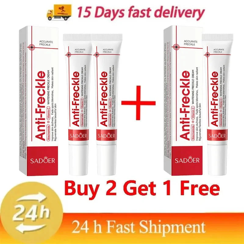 Whitening Freckle Cream Remove Dark Spots Anti Freckle Face Creams Niacinamide Fade Pigmentation