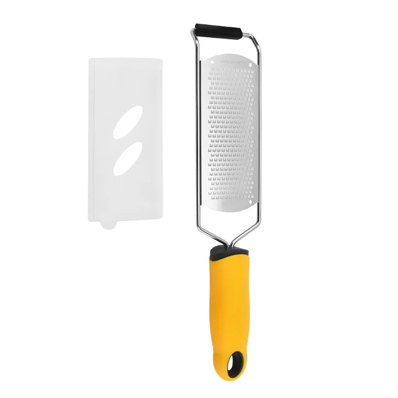 Multi-functional Premium Stainless Steel Cheese Grater，Wide Shave for Foods Such As Chocolate Lemon