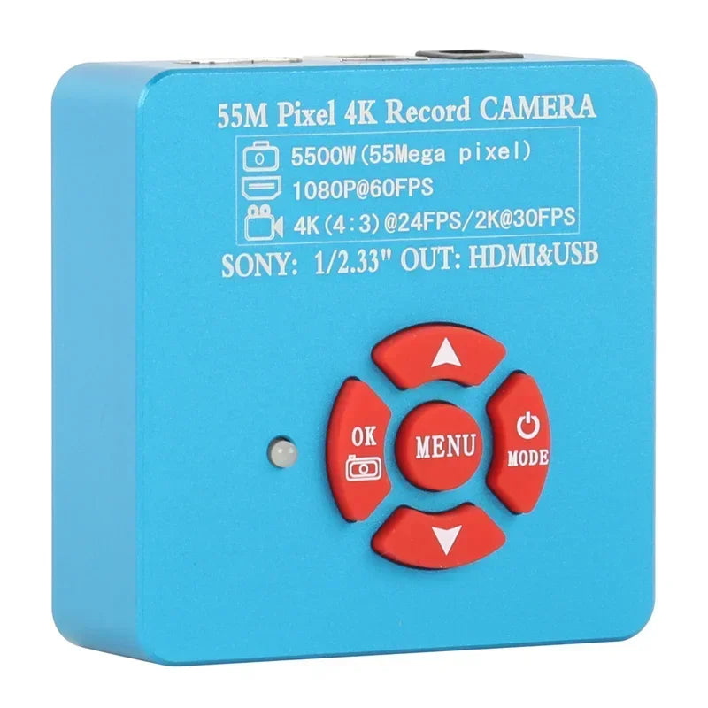 48MP 55MP 8.3MP 4K 2K HDMI USB C Mount Trinocular Microscope Digital Camera Industrial Phone Repair