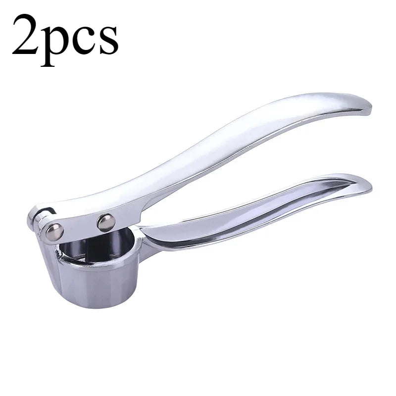 Stainless steel manual small garlic press for pounding garlic paste, kitchen supplies, manual garlic