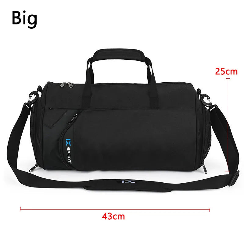 IX Large Gym Bag Fitness Bags Wet Dry Training Men Yoga For Shoes Travel Shoulder Handbags