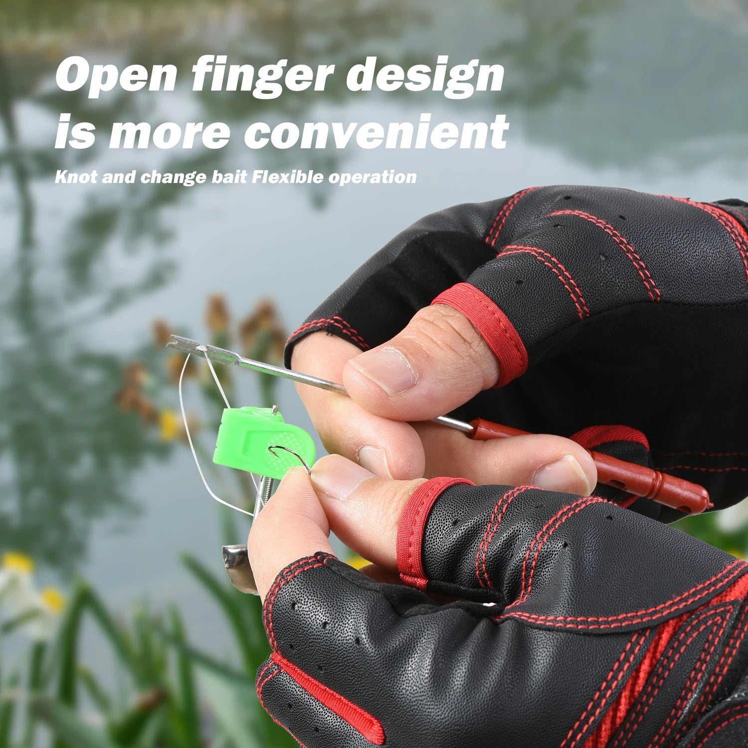 Fishing gloves, waterproof gloves for men and women, suitable for cold weather fishing and outdoor sports