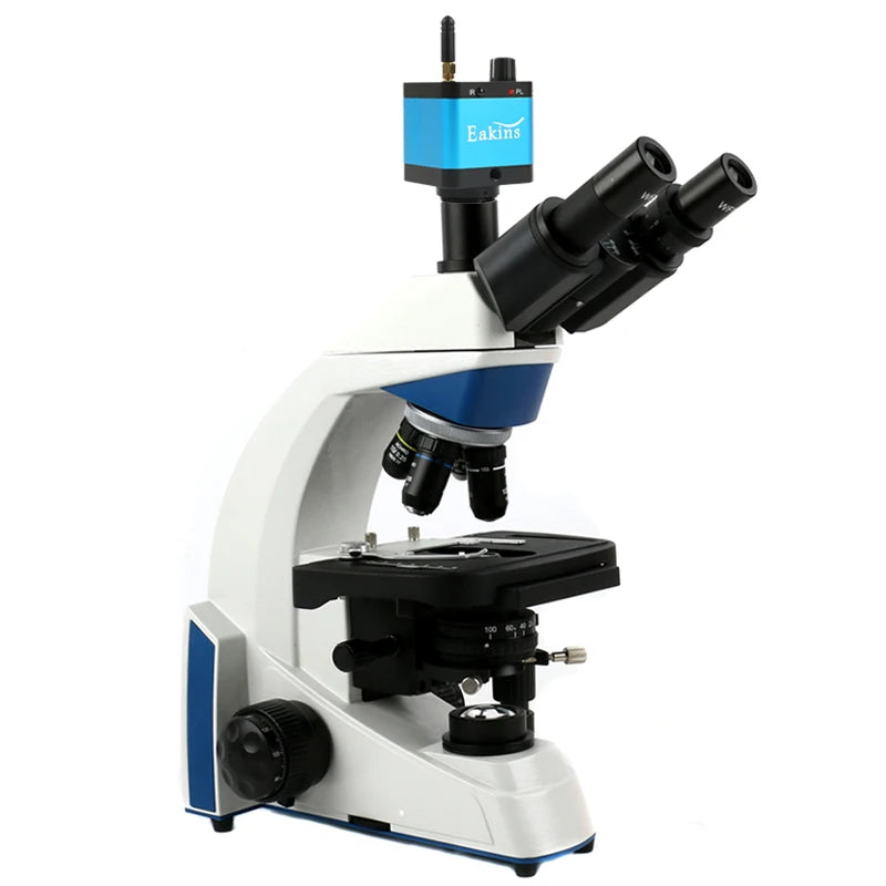 Biological Microscope Industrial Microscope Camera Digital Microscope 48MP 1000X + 3W LED Lamp