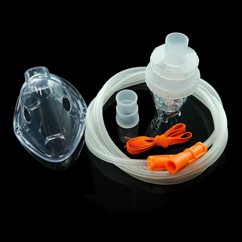 Adult Kid Inhaler Set Soft Tube Inhaler Catheter Nebulizer Cup Mask Filters Family Home Air Compressor