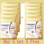 Bio Collagen Anti Wrinkle Facial Mask Anti Aging Fade Fine Line Firming Lift Skin Deep Hydrating Brighten Repair