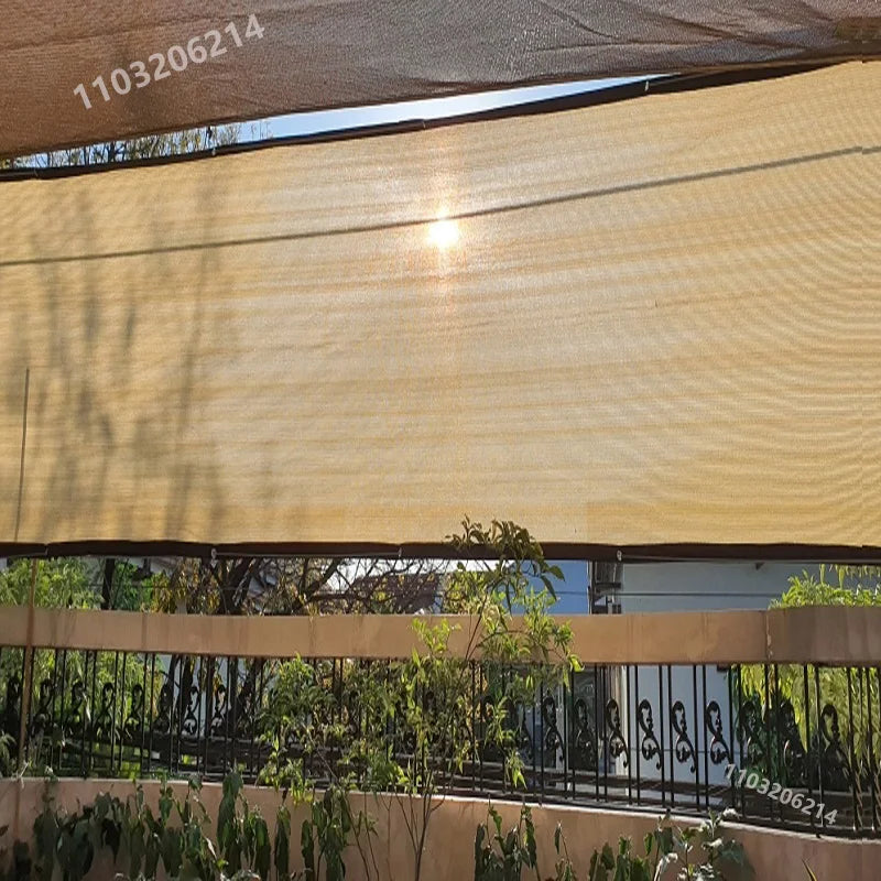 Multi colored garden shade net, terrace shade net, camping shade net, UV protection, HDPE sunscreen cloth