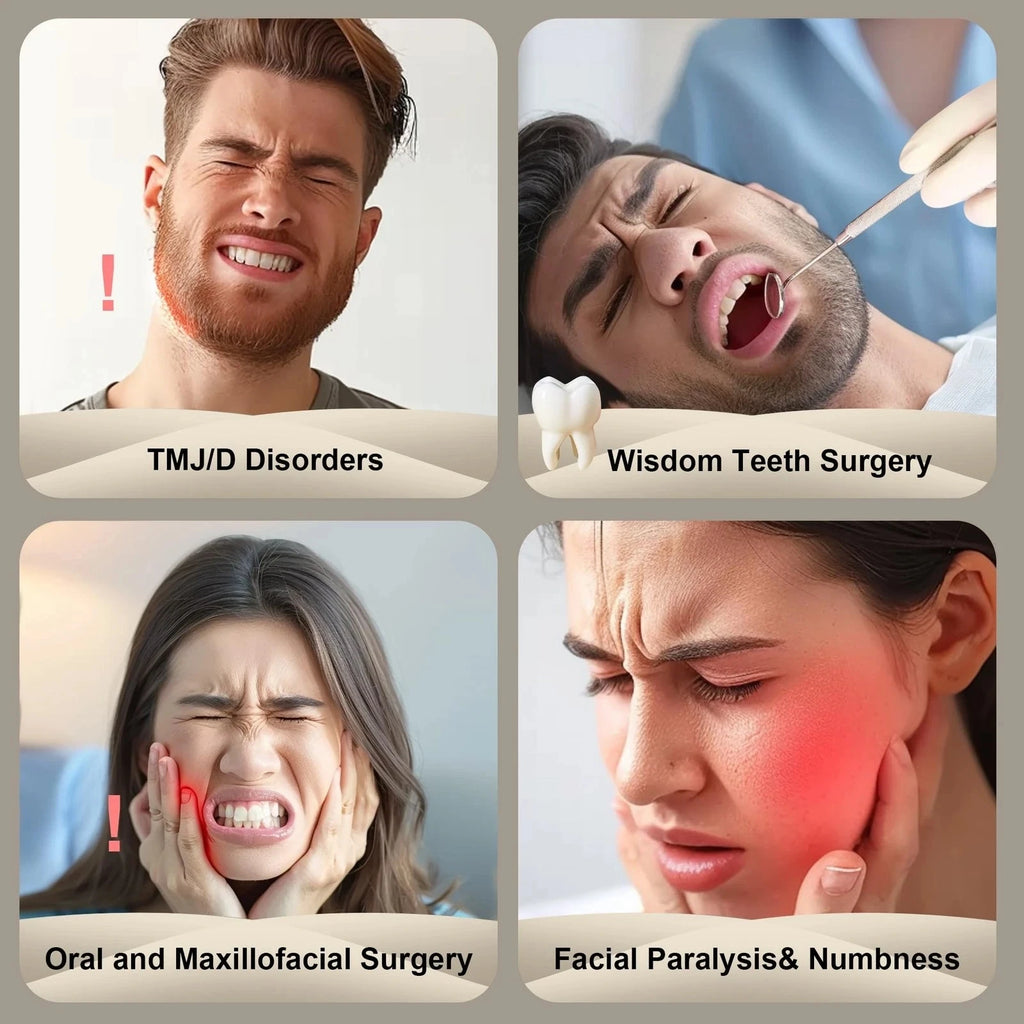 Jaw Heating Pad Hot Therapy Face Warmer TMJ Relief Products Heating Pad for Face and Jaw Pain