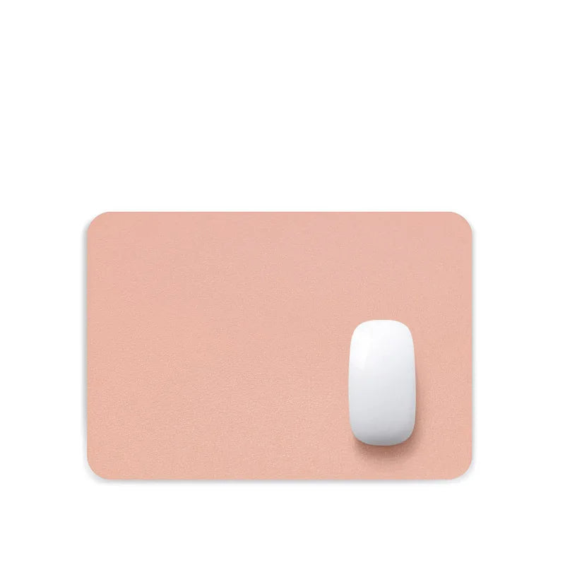 Artificial Leather Mouse Pad Solid Color Simple Fashion Office Mouse Pad Home Office Students