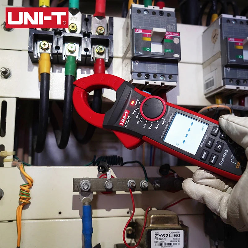 UNI-T Clamp Meter UT207B UT208B AC DC Amperometric Clamp Digital Multimeter Ammeter Pliers Inrush