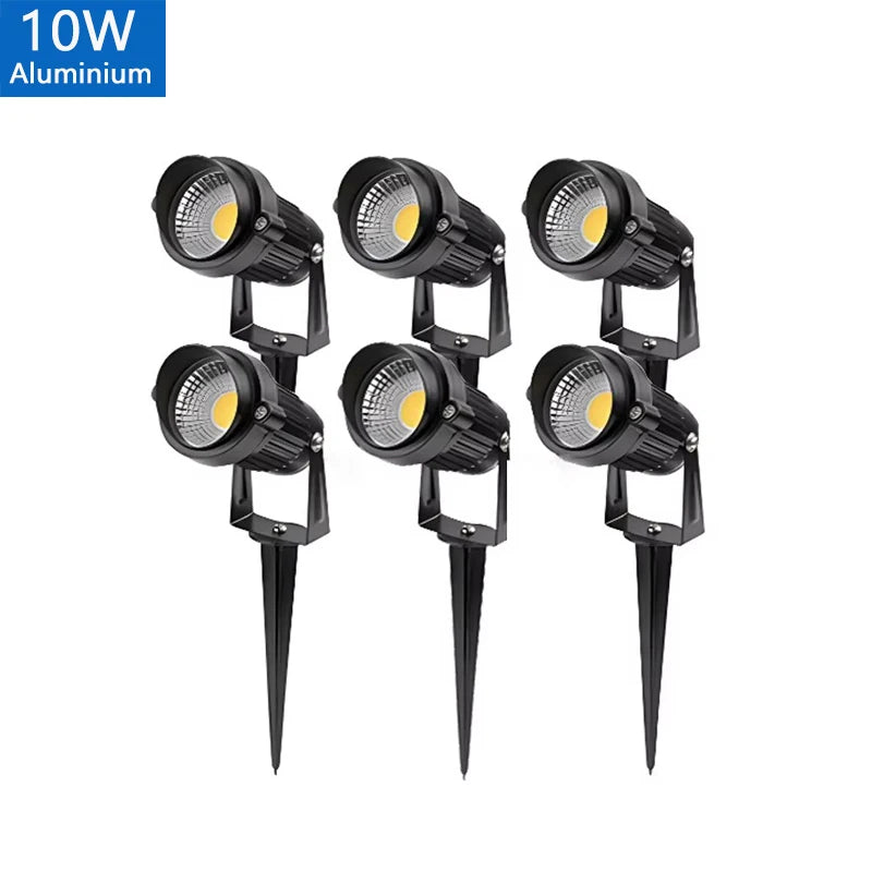 0.5-meter LED Garden Lawn Lamp Outdoor Waterprof IP65 Landscape Spike Bulb 5W 10W 15W COB