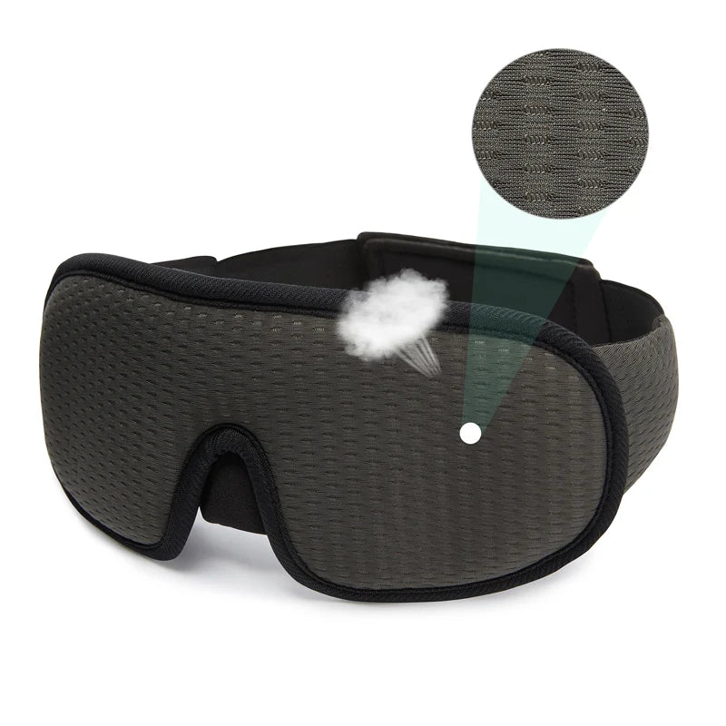 3D Sleep Mask Blindfold Sleeping Aid Eyepatch Eye Cover Sleep Patches Eyeshade Breathable