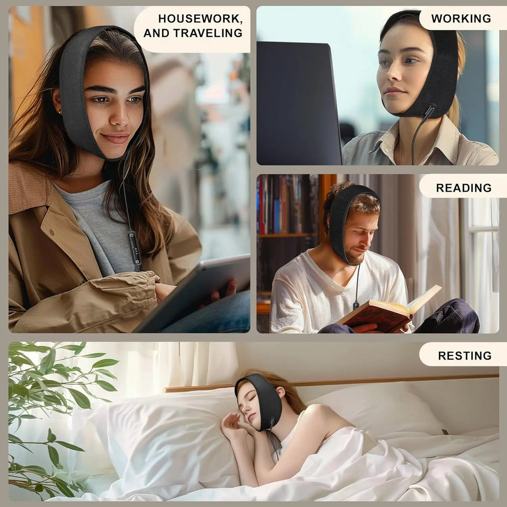 Jaw Heating Pad Hot Therapy Face Warmer TMJ Relief Products Heating Pad for Face and Jaw Pain