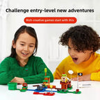 Super Bros. Game Series MOC Scan Code Building Blocks Adventures with Marioed Starter Course Sets