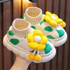 Children's Sneakers Girls Fashion Non-slip Snow Boots Kids Casual Family Shoes House Shoes Plus Cashmere Warm Boots for Kids