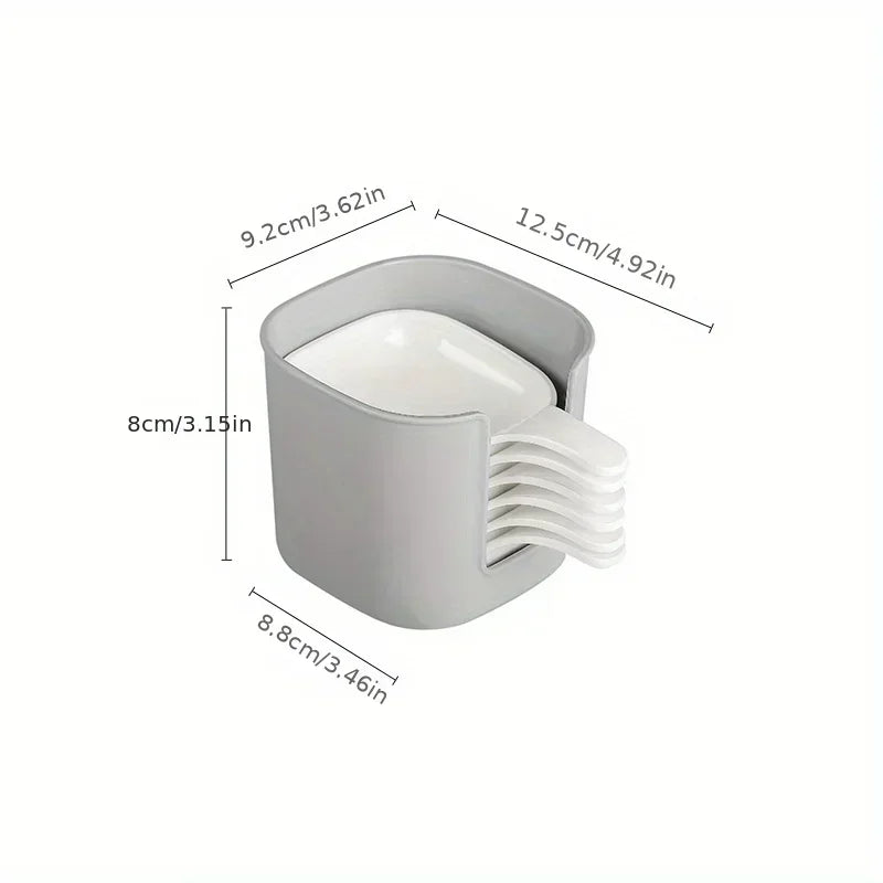 7pcs/set Sauce Dish Food Sauce Dish Dipping Dish SetSnack Seasoning Dish Food Container Tomato Sauce