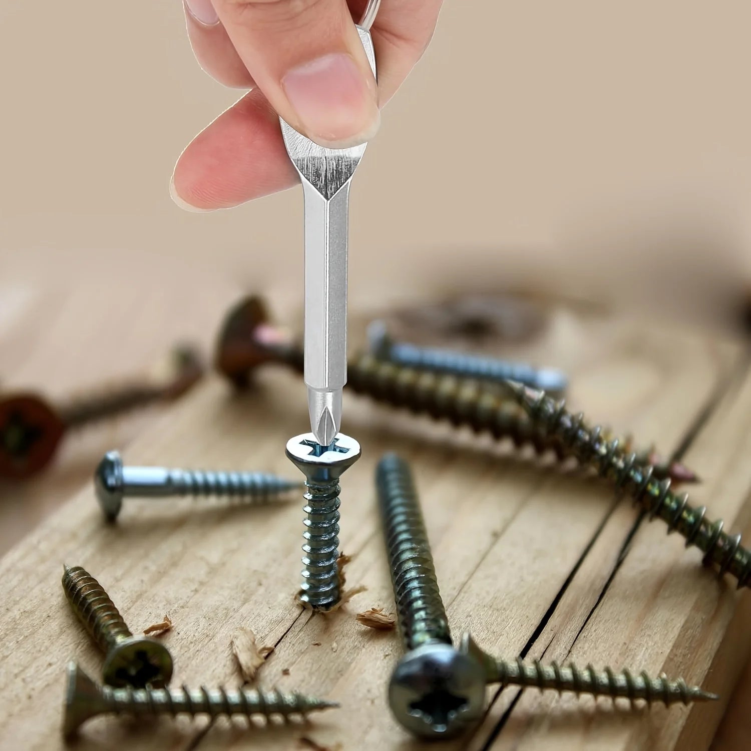 3-piece mini portable screwdriver set, multifunctional mini wrench keychain - suitable for bicycle