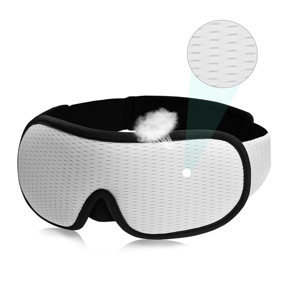 3D Sleep Mask Blindfold Sleeping Aid Eyepatch Eye Cover Sleep Patches Eyeshade Breathable