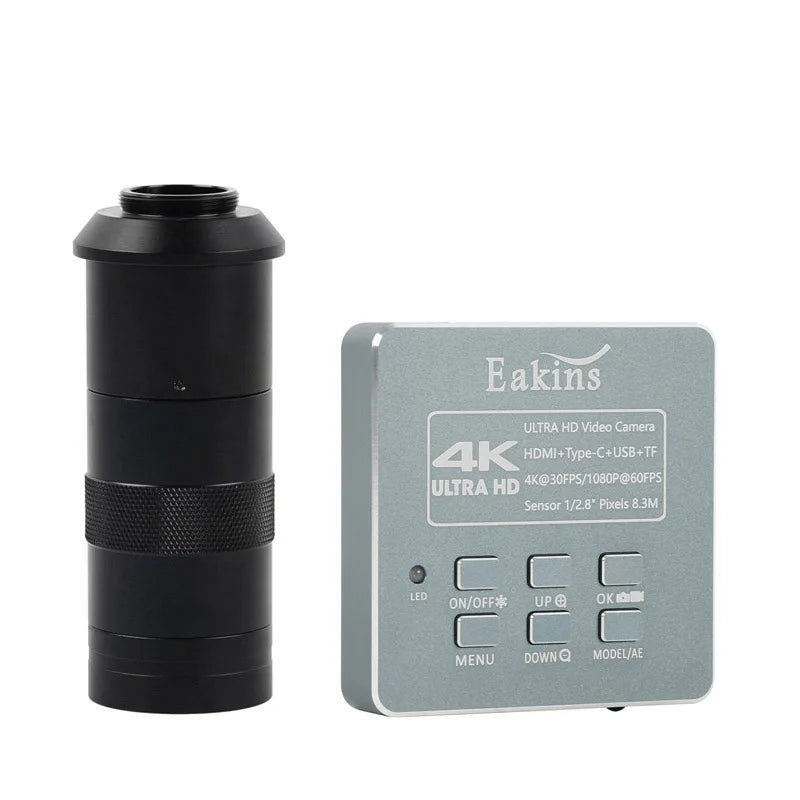 HD 8.3MP 4K 1080P HDMI Industrial Phone Repair PCB Solder Digital Microscope Camera C Mount