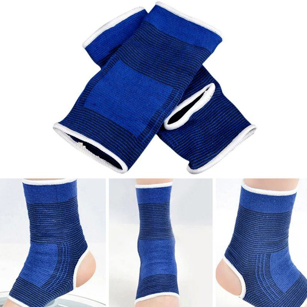 1 Pair Knitted Ankle Support For Sprains Arthritis Tendonitis Running Football Foot Protection Ankle Sleeve