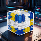 Labyrinth 3D Puzzle Maze Cube Engaging Brain Teaser Toy Magic Cube Maze Ball Stress Relief Educational